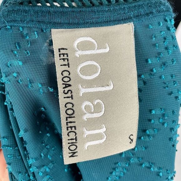 Dolan Anthropologie Turquoise Green Long Sleeve Blouse - Women’s S - Picture 6 of 9
